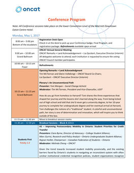 Conference Program