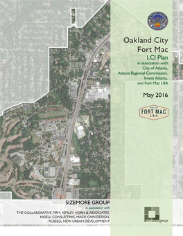 Oakland City Fort Mac LCI Plan in Association with City of Atlanta, Atlanta Regional Commission, Invest Atlanta, and Fort Mac LRA