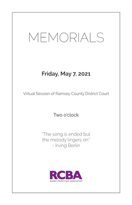 2020-2021-Memorials-Booklet.Pdf