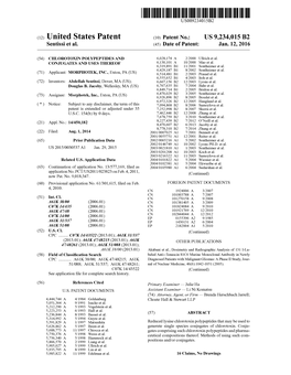 (12) United States Patent (10) Patent No.: US 9.234,015 B2 Sentissi Et Al
