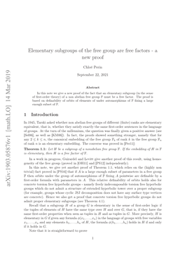 Arxiv:1903.05876V1 [Math.LO] 14 Mar 2019