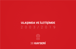 38 Kayseri Ulaşimda Ve Iletişimde