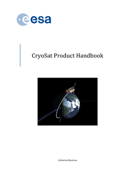 Cryosat Product Handbook