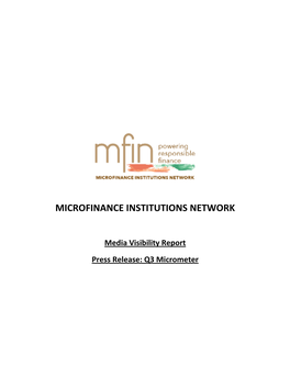 Microfinance Institutions Network