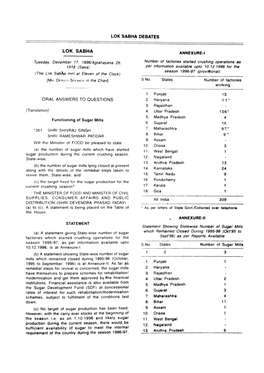 Lok Sabha Debates Lok Sabha