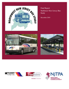 Final Report Northwest New Jersey Bus Study