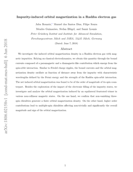 Impurity-Induced Orbital Magnetization in a Rashba Electron Gas