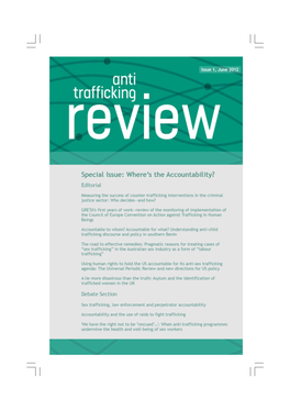 Anti-Trafficking Review