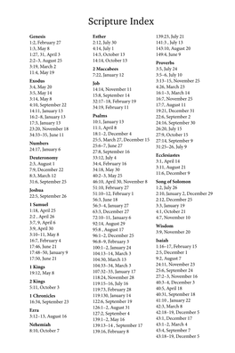 Scripture Index