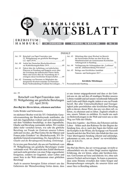 AMTSBLATT · Erzbistum Hamburg, 24