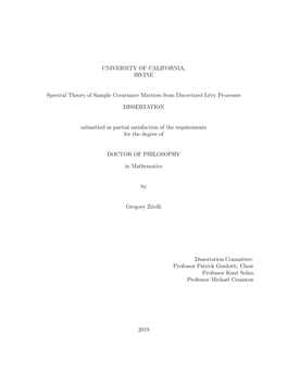 Spectral Theory of Sample Covariance Matrices from Discretized L´Evyprocesses