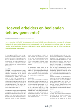 Hoeveel Arbeiders En Bedienden Telt Úw Gemeente?