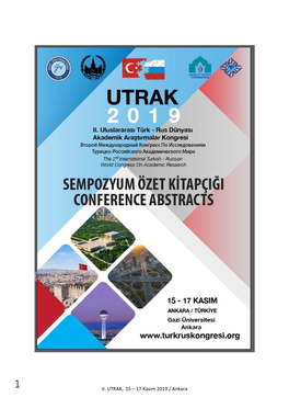 II. UTRAK, 15 – 17 Kasım 2019 / Ankara II