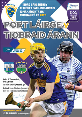 PORT LÁIRGE V TIOBRAID ÁRANN