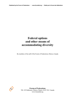 This Paper Addresses Ia Aimed at People Who Involved in What Has Come to Be Called “Nation Building” Activities Around the