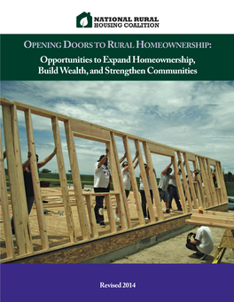 Opening Doors to Rural Homeownership: Opportunities To