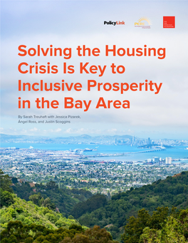 Solving the Housing Crisis Is Key to Inclusive Prosperity in the Bay Area