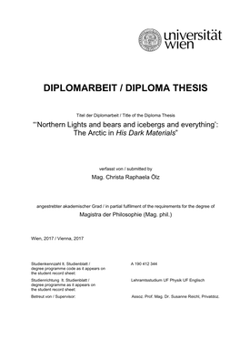 Diplomarbeit / Diploma Thesis