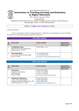 Innovations in Teaching Learning and Evaluation in Higher Education