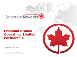Corporate Rewards Up-Front Offer