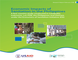 Economic Impacts of Sanitation in the Philippines