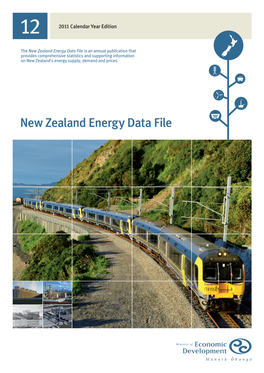 New Zealand Energy Data File 2012