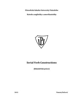 Serial Verb Constructions