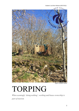 TORPING When Seemingly ‘Doing Nothing’, Working and House Ownership Is Part of Tourism