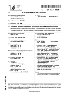 Treatment of Neuromuscular Disorders and Conditions with Different