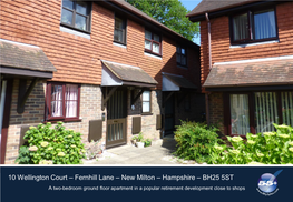 10 Wellington Court – Fernhill Lane – New Milton – Hampshire – BH25