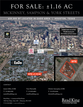 1.16 Ac Mckinney, Sampson & York Streets