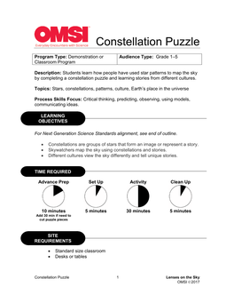 Constellation Puzzle