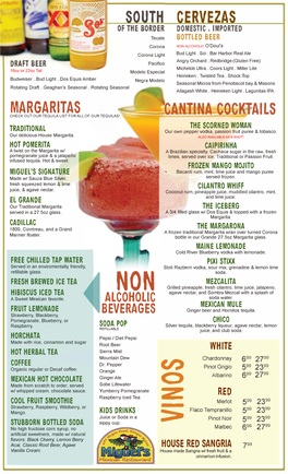 MIGUELS Menu SEPT2011