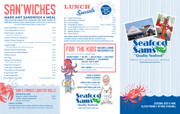 Sam , S Famous Lobster Rolls