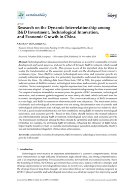 Research on the Dynamic Interrelationship Among R&D