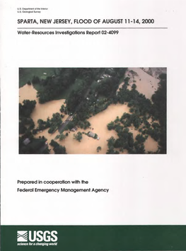 SPARTA, NEW JERSEY, FLOOD of AUGUST 11-14, 2000 Water