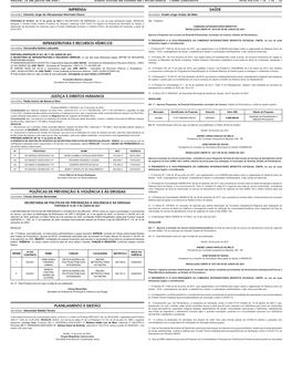 Recife, 12 De Junho De 2021 Diário Oficial Do Estado De Pernambuco - Poder Executivo Ano XCVIII • NÀ 112 - 13