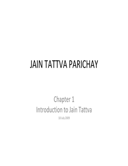 Jain Tattva Parichay