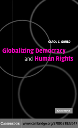 Globalizing Democracy and Human Rights