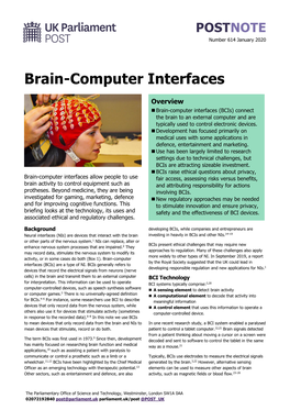 Brain-Computer Interfaces