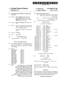 (12) United States Patent (10) Patent No.: US 8,969,397 B2 Burright Et Al