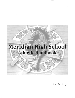 Meridian High School Athletic Handbook^^^