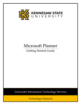 Microsoft Planner Getting Started Guide