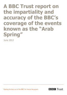 Arab Spring” June 2012