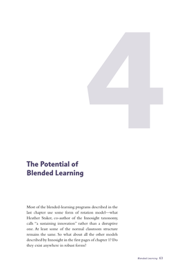 The Potential of Blended Learning