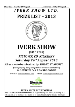 Download 2013 Prize List