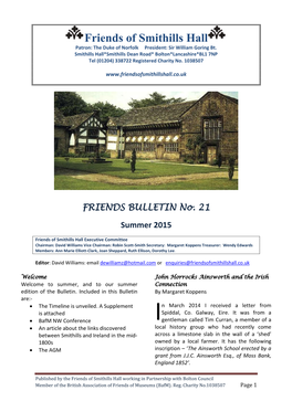 FRIENDS BULLETIN No