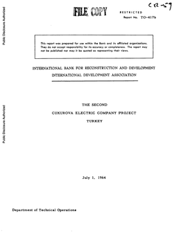 World Bank Document