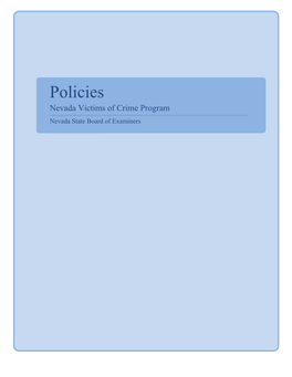 VOCP Policies