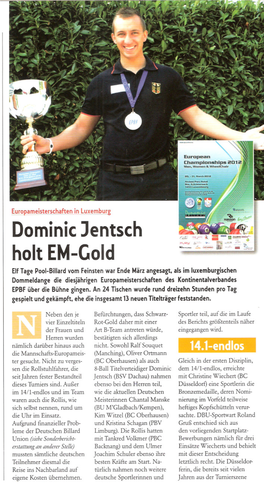 Dominic Jentsch Holt EM-Gold